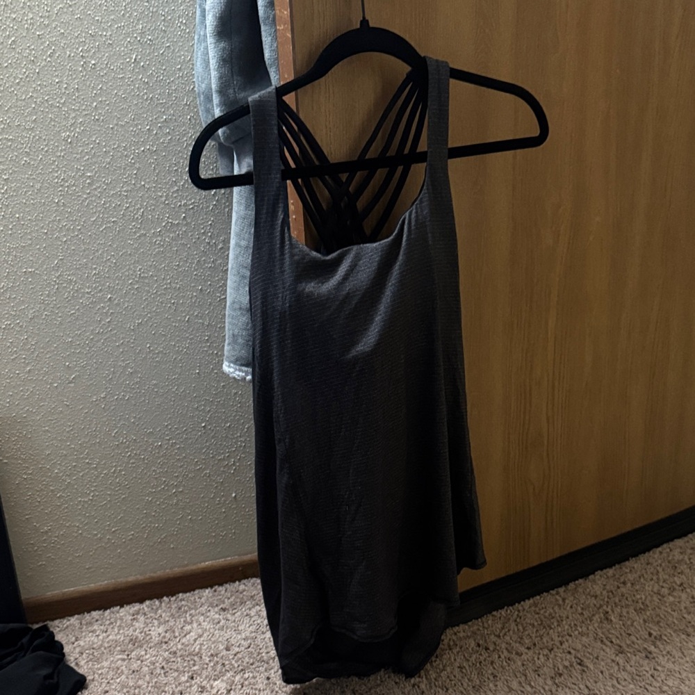 lululemon athletica Black Tank Top